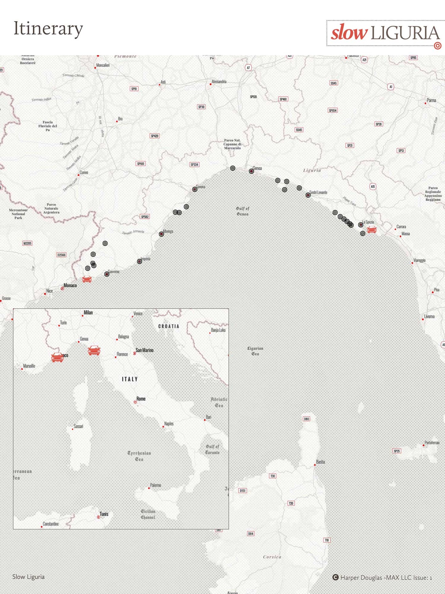 SlowItaly App-book Itinerary | Italian Riviera | LIGURIA V 1.1 | English