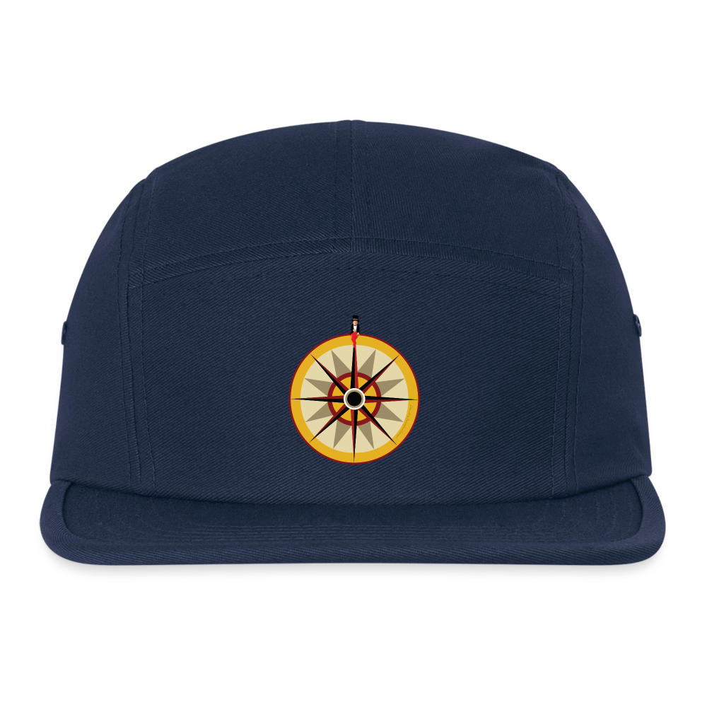 Canvas Camper Cap "Portafortuna Compass Collection" - navy