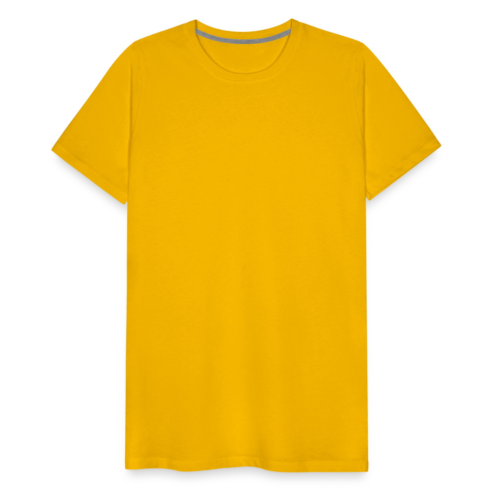 "Legalize Marinara" Men's Premium T-shirt 100% cotton - sun yellow