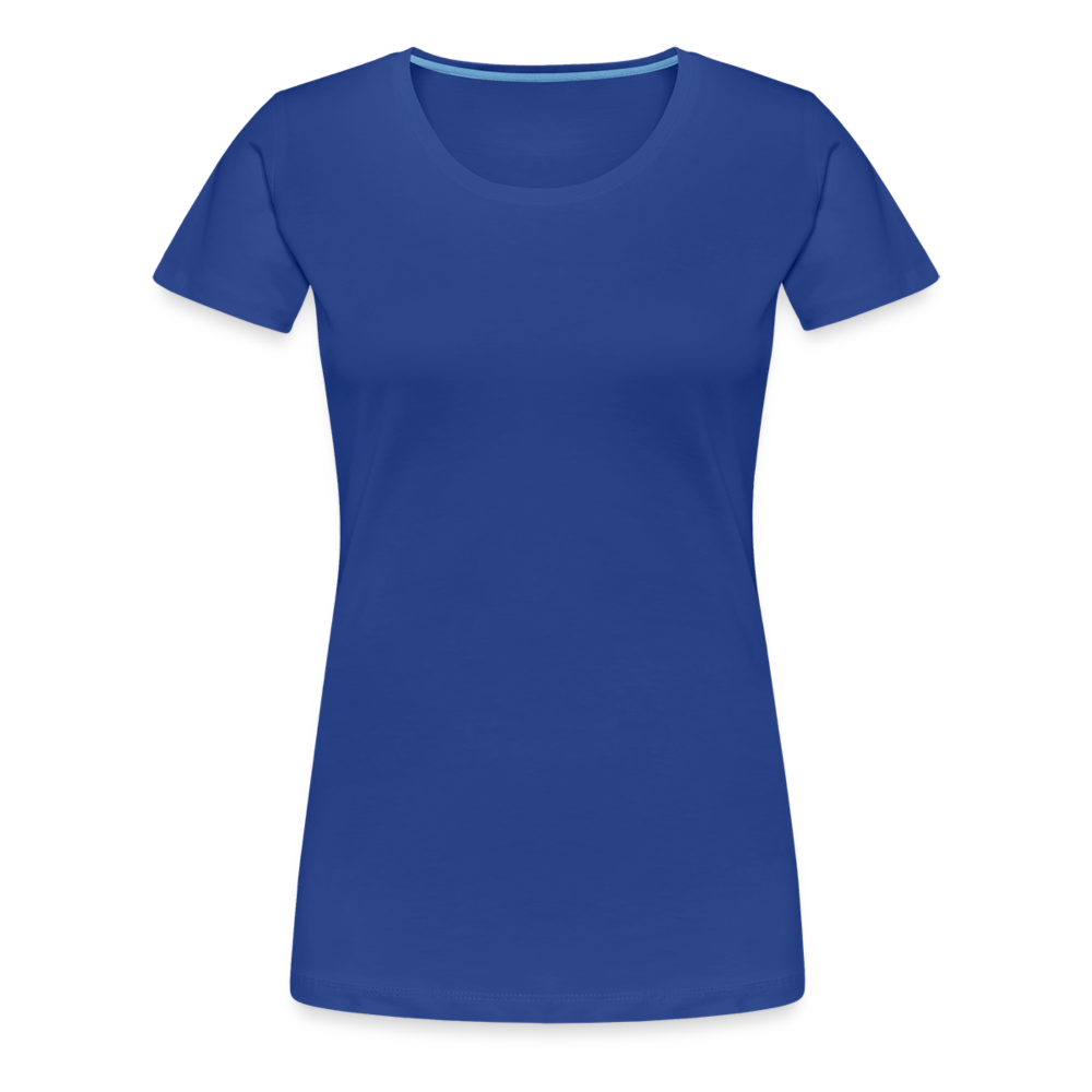 "Legalize Marinara" Woman's Premium T-shirt 100% cotton - royal blue