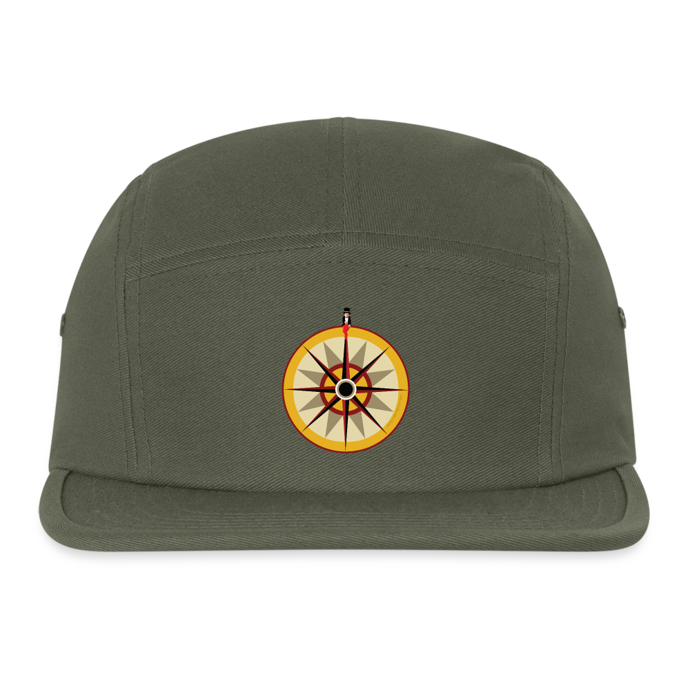 Canvas Camper Cap "Portafortuna Compass Collection" - classic olive