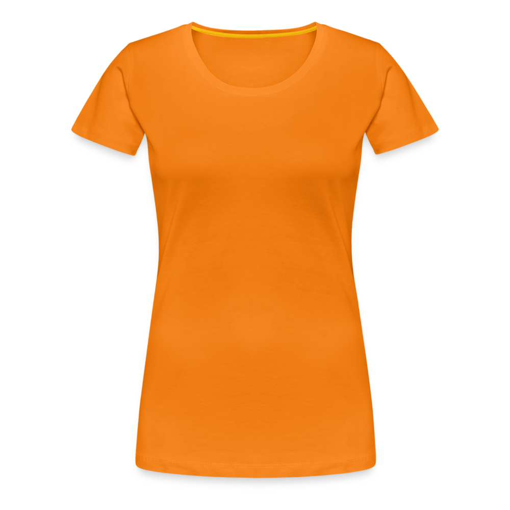 "Legalize Marinara" Woman's Premium T-shirt 100% cotton - orange