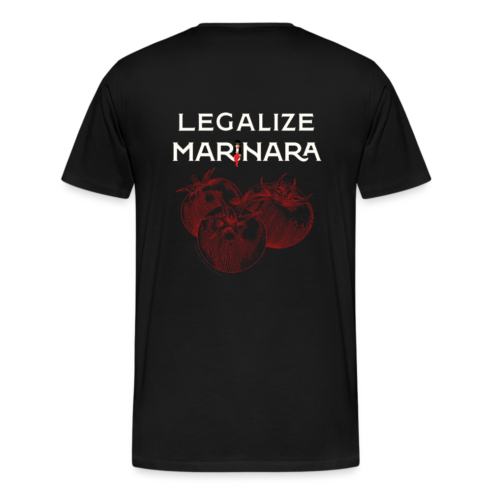 "Legalize Marinara" Men's Premium T-shirt 100% cotton - black