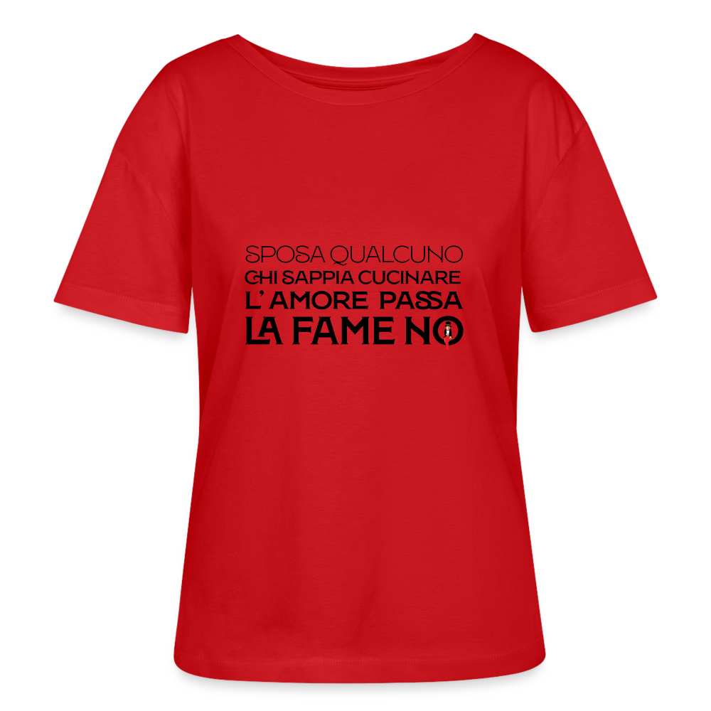 Portafortuna Collection - Woman's T Shirt Organic - red