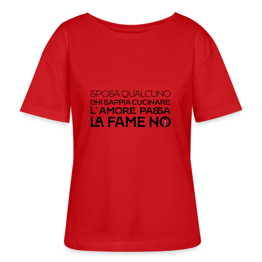 Portafortuna Collection - Woman's T Shirt Organic - red