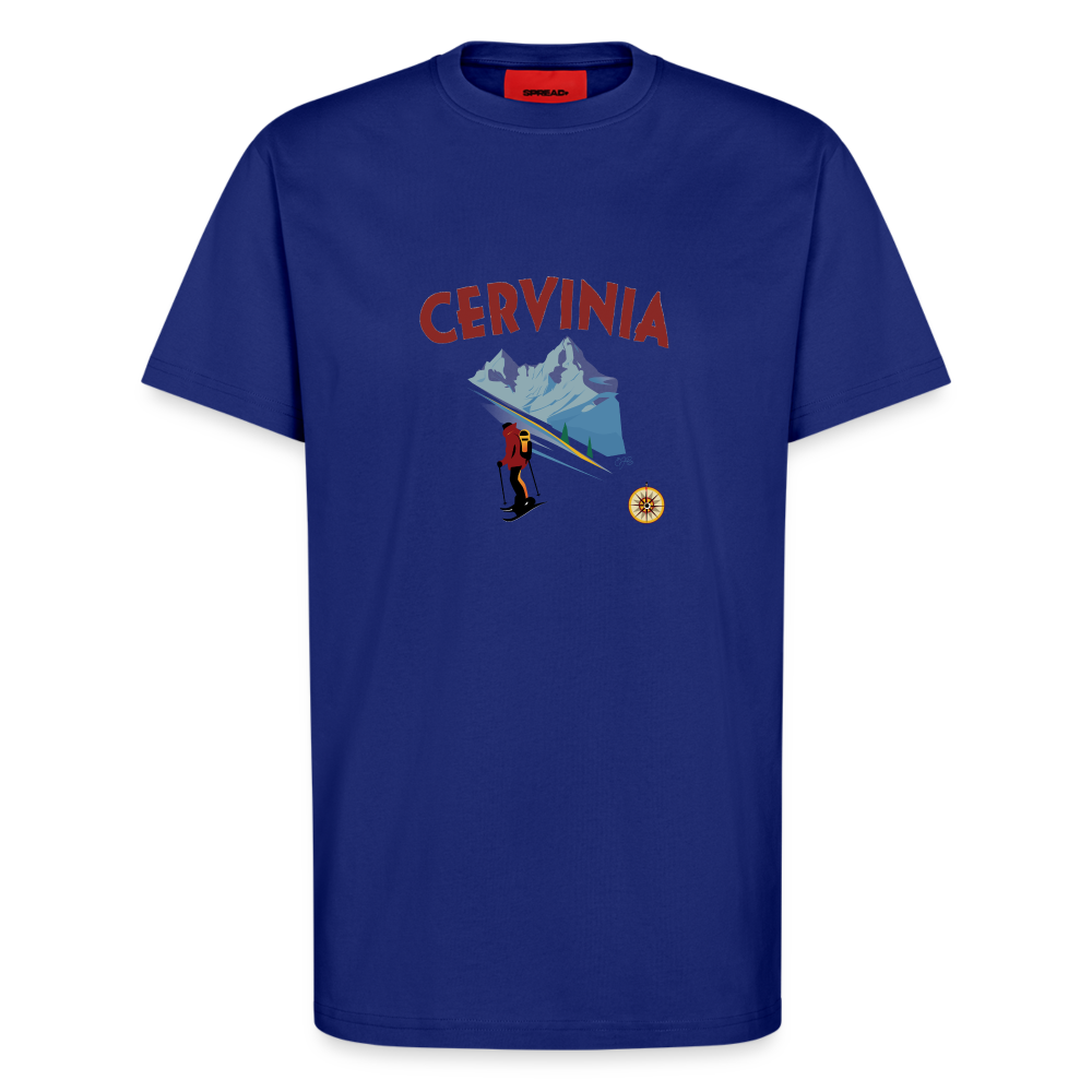 "Cervinia" Organic Relaxed T-Shirt Made in EU - Iconic Blue