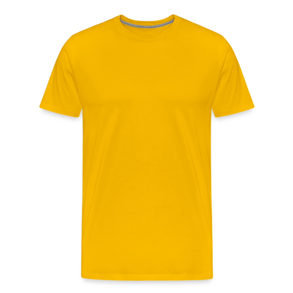 "Legalize Marinara" Men's Premium T-shirt 100% cotton - sun yellow