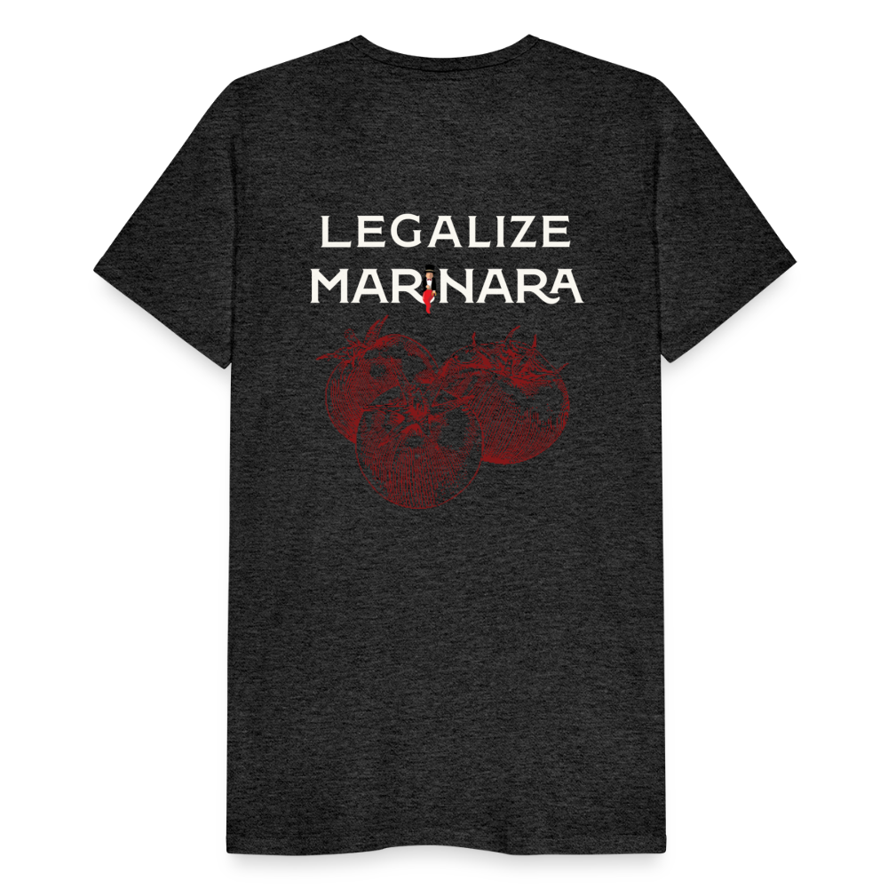 "Legalize Marinara" Men's Premium T-shirt 100% cotton - charcoal grey