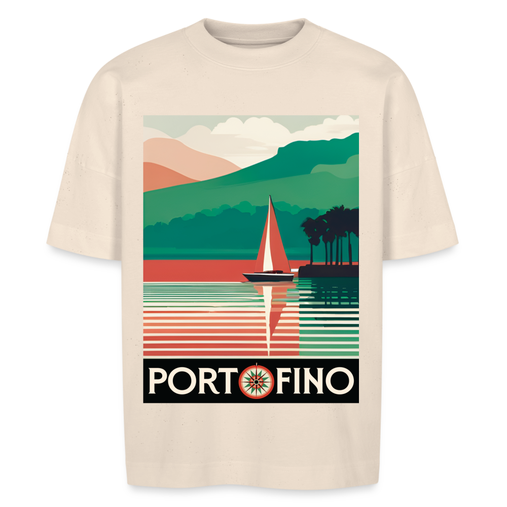 "Portofino" oversized organic T-shirt - natuurwit