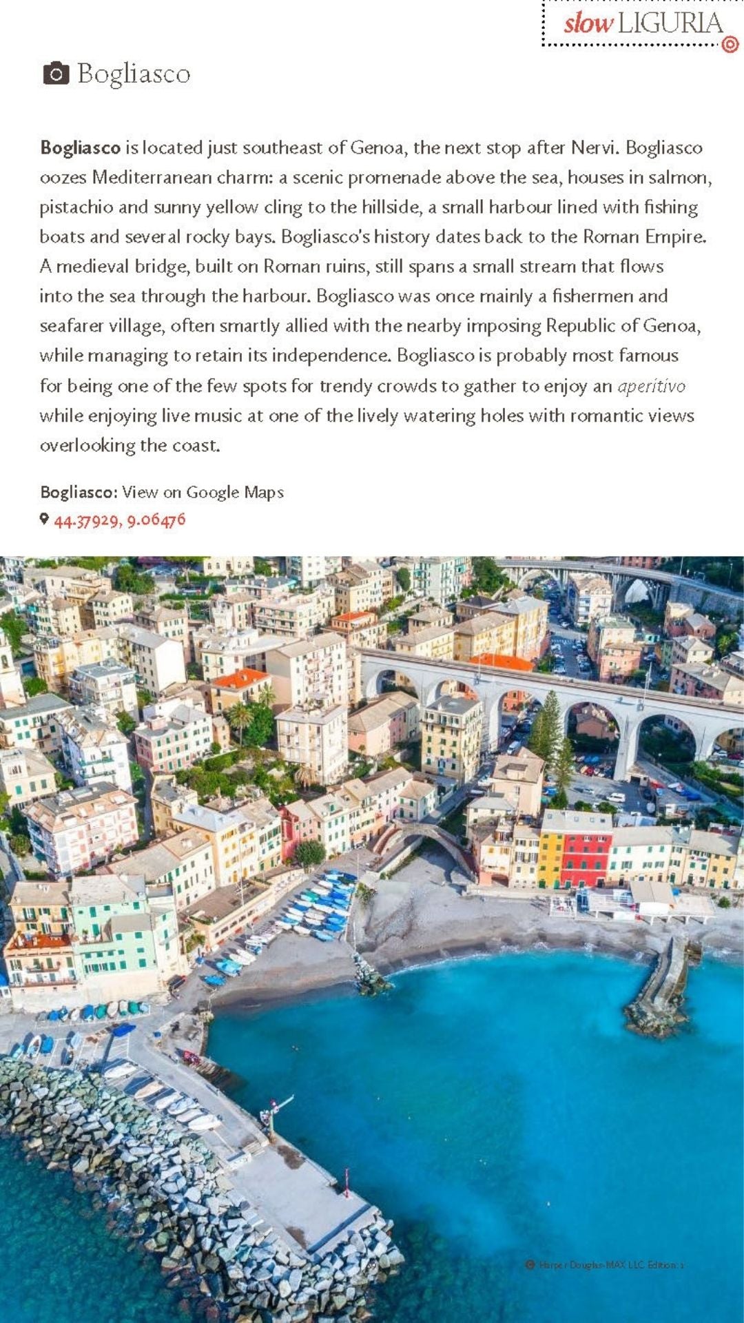SlowItaly App-book Itinerary LIGURIA V 1.1 for Mobile English